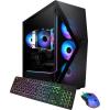 imageiBUYPOWER Slate MESH Gaming PC Desktop Computer Intel Core i7 14700F CPU NVIDIA GeForce RTX 5070 12GB GPU 32GB DDR5 RGB 5200MHz RAM 1TB NVMe SSD Windows 11 Home Keyboard and Mouse  SMI7N5701I7 14700F  RTX 5070