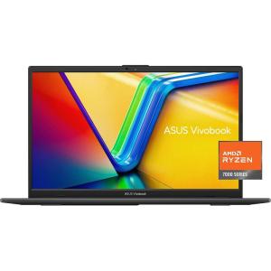 imageASUS Vivobook Go 156 FHD Slim Laptop AMD Ryzen 3 7320U Quad Core Processor 8GB DDR5 RAM 128GB SSD Windows 11 Home Fast Charging Webcam Sheild Military Grade Durability Black E1504FAAS33128GB