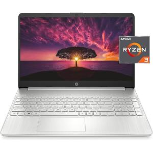 imageHP 15 Laptop AMD Ryzen 3 Processor 8 GB RAM 256 GB SSD 156 Full HD Windows 10 Home in S Mode Lightweight Computer With Webcam and Dual Mics Work Study ampamp Gaming 15ef1050nr 2021laptop
