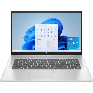 imageHP 173 inch Laptop FHD Display Intel Core i51334U 16 GB RAM 512 GB SSD Intel Iris Xe Graphics Windows 11 Home Natural Silver 17cn3399nr16GB RAM  512GB SSD