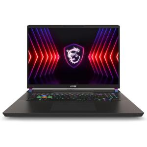 imageMSI Vector 17 HX 17 240Hz QHD Gaming Laptop Intel Core i914900HX NVIDIA Geforce RTX 4080 32GB DDR5 1TB NVMe SSD Thunderbolt 4 Cooler Boost 5 Win 11 Pro Black A14VHG649US17 inch I 14th Gen i9