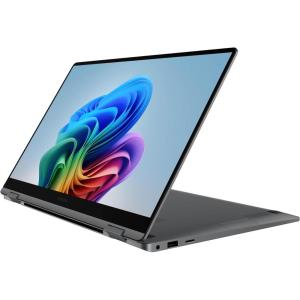 imageSAMSUNG 156quot Galaxy Book5 360 Copilot PC AI Business Laptop Windows 11 Pro Intel Core Ultra 7 Processor 256V FHD AMOLED Touchscreen 16GB512GB 2025 Model NP754QHAKA2US GrayGray