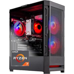 imageSkytech Blaze4 Mini Gaming PC Desktop Ryzen 7 5700 37 GHz 46GHz Turbo Boost NVIDIA RTX 4060 8GB GDDR6X 1TB SSD 16GB DDR4 RAM 3200 650W Gold PSU WiFi Win 11 Home5700  4060