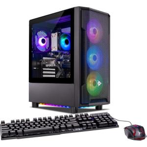 imageSkytech Gaming Aqua Desktop PC Ryzen 7 7800X3D 42 GHz 5GHz AMD RX 9060XT 16GB 1TB Gen4 NVMe SSD 32GB DDR5 RAM 5200 RGB 850W Gold ATX 3 PSU 360mm ARGB AIO WiFi Win 115700  NVIDIA GeForce RTX 5060 Ti 8G