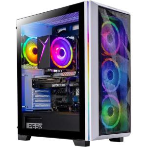 imageSkytech Gaming Azure 3 Desktop PC Intel i7 14700F 21 GHz 53GHz NVIDIA RTX 5070 12GB 1TB Gen4 NVMe SSD 32GB DDR5 RAM 6000 RGB 850W Gold PSU 360mm ARGB AIO WiFi Win 1112400F  4060
