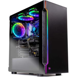 imageSkytech Gaming King 95 Desktop PC Ryzen 7 7800X3D 42 GHz 5GHz AMD RX 9070XT 16GB 1TB Gen4 NVMe SSD 32GB DDR5 RAM 5600 RGB 850W Gold PSU 360mm ARGB AIO WiFi Win 1110400F  3050