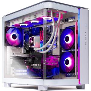 imageSkytech Gaming Legacy 4 Desktop PC Ultra 9 285K 37 GHz57 GHz Turbo NVIDIA RTX 5080 16GB Z890 Board 2TB Gen4 NVMe SSD 64GB DDR5 RAM 6000 1000W Gold ATX 3 PSU 420mm ARGB AIO WiFi Win 119800X3D  7900XTX
