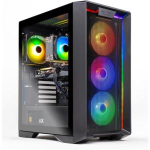 imageSkytech Gaming Nebula Gaming PC Desktop  AMD Ryzen 5 3600 36 GHz NVIDIA GTX 1650 500GB NVME SSD 16GB DDR4 RAM 3200 600W Gold PSU 11AC WiFi Windows 11 Home 64bitBlack3600  3050 6GB