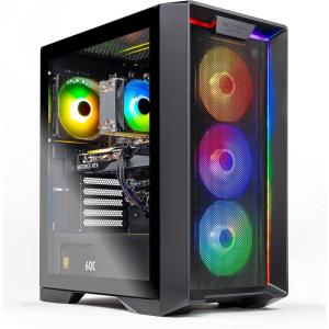 imageSkytech Gaming O11 Vision Desktop PC Ryzen 7 9800X3D 47 GHz 52 GHz AMD RX 9070XT 16GB 2TB Gen4 NVMe SSD 32GB DDR5 RAM 6000 RGB 850W Gold ATX 3 PSU 360mm ARGB AIO WiFi Win 1112100F  3050