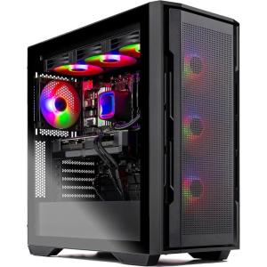 imageSkytech Gaming Rampage Desktop PC Ryzen 7 9700X 38 GHz 55GHz NVIDIA RTX 5070 Ti 16GB 1TB Gen4 NVMe SSD 32GB DDR5 RAM 5600 RGB 850W Gold ATX 3 PSU 360mm ARGB AIO WiFi Win 119700X  5070 Ti