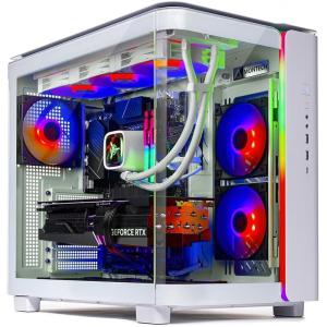 imageSkytech King 95 Gaming PC Desktop Intel i7 14700F 21 GHz 53GHz Turbo NVIDIA RTX 5070 Ti 16GB 2TB Gen4 NVMe SSD 32GB DDR5 RAM 6000 RGB 850W Gold PSU 360mm ARGB AIO WiFi Win 117700X  5070 Ti