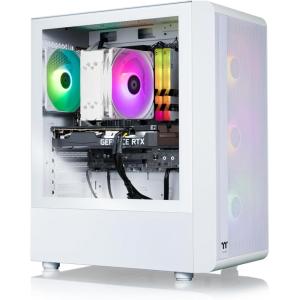 imageThermaltake LCGS Quartz R66 Gaming Desktop AMD Ryzen 5 5600 ToughRam DDR4 3600Mhz 16GB RGB Memory AMD Radeon RX 6600 1TB NVMe M2 WiFi Windows 11 S2QTB550R66LCS14400F  5060
