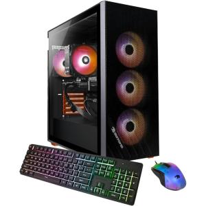 imageiBUYPOWER Y40 PRO Black Gaming PC Desktop Computer AMD Ryzen 9 7900X CPU NVIDIA GeForce RTX 5070Ti 16GB GPU 32GB DDR5 RGB 5200MHz RAM 2TB NVMe SSD Windows 11 Home Keyboard Mouse  Y40BA9N57T01Ryzen 5 7600  RTX 4060 Ti 8GB