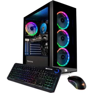 imageiBUYPOWER Y40 PRO Black Gaming PC Desktop Computer AMD Ryzen 9 7900X CPU NVIDIA GeForce RTX 5070Ti 16GB GPU 32GB DDR5 RGB 5200MHz RAM 2TB NVMe SSD Windows 11 Home Keyboard Mouse  Y40BA9N57T01i7 9700F  GTX 1660 Ti