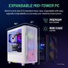 imageSkytech Gaming Archangel Desktop PC Ryzen 7 5700 37 GHz 46GHz AMD RX 9060XT 8GB 1TB NVMe SSD 32GB DDR4 RAM 3200 650W Gold PSU WiFi Win 115700  9060XT 8GB