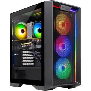 imageSkytech Gaming Nebula Gaming PC Intel i5 14400F 25GHz NVIDIA RTX 5060 1TB NVMe SSD 16GB DDR5 RAM 6000 650W Gold PSU WiFi Win 11 Desktop14400F  5060