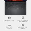 imageDell 15 Laptop DC15250156inch FHD 120Hz Display Intel Core 3 Processor 100U Processor 8GB DDR4 RAM 512GB SSD Intel UHD Graphics Windows 11 Home Onsite Service  Carbon BlackRyzen 57520U